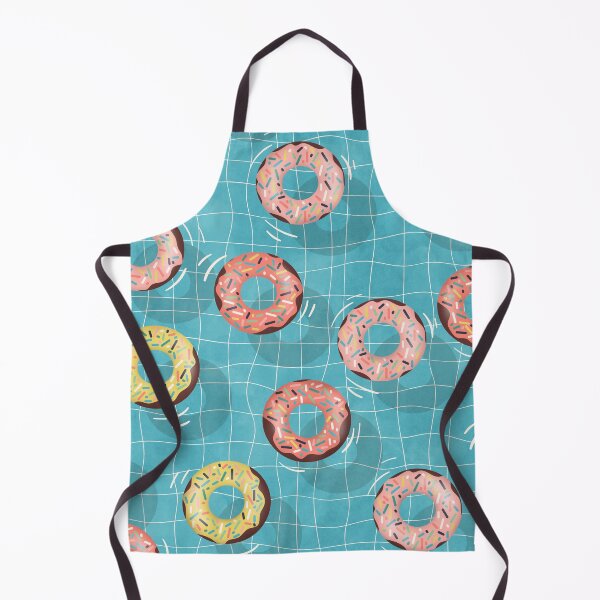 Item preview, Chocolate Donut floats in the Summer Pool designed and sold by Lidiebug.