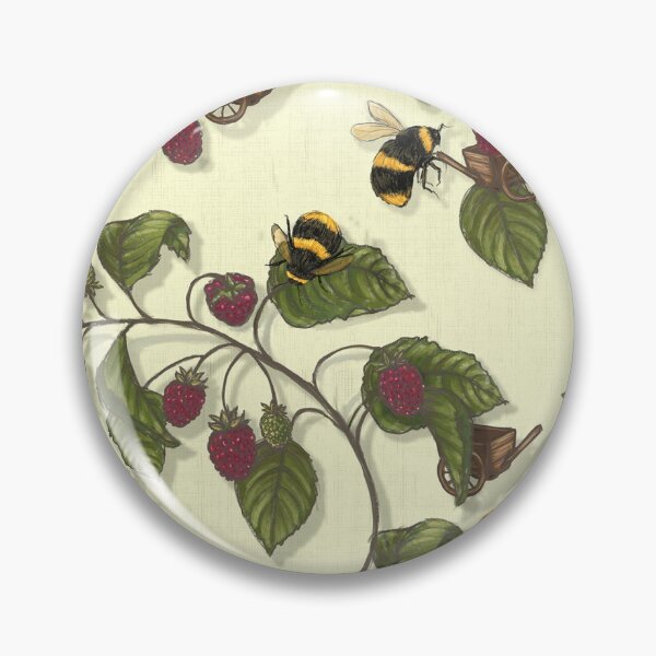 Item preview,  Bees Blackberry Harvest on Cream //Widdle Bitty Bees// Kim Marshall designed and sold by KimMarshall.