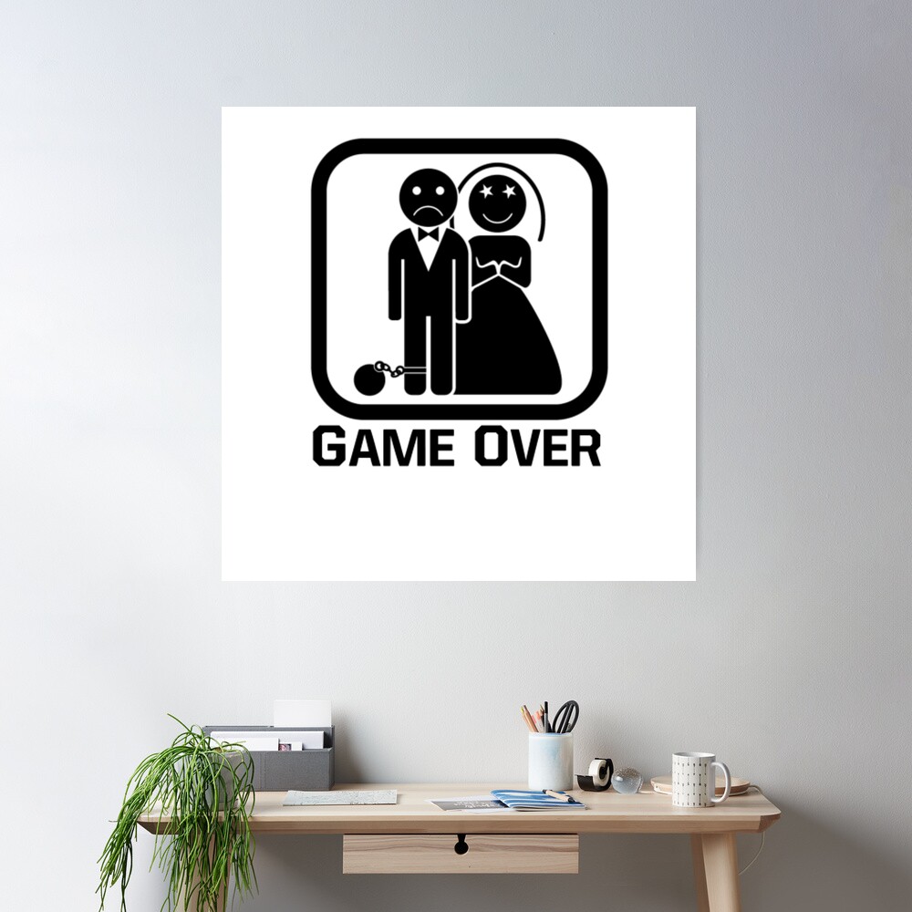 game over Poster for Sale by mrxene4