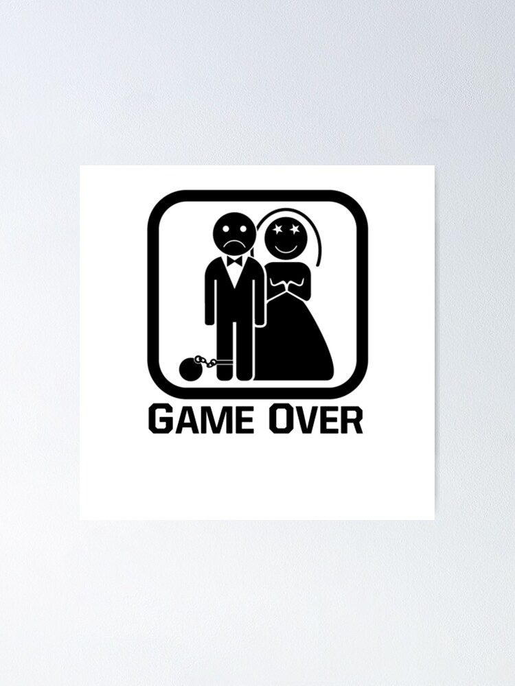 game over Poster for Sale by mrxene4