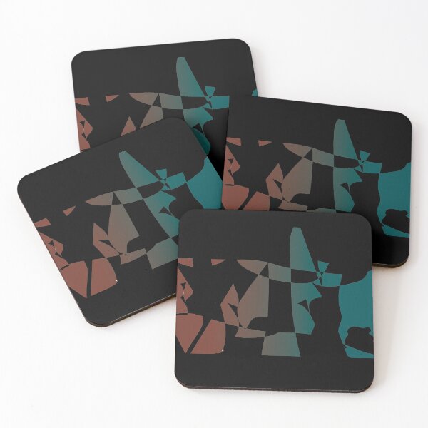 Item preview, Shapes in Red and Teal designed and sold by JD's Shop.