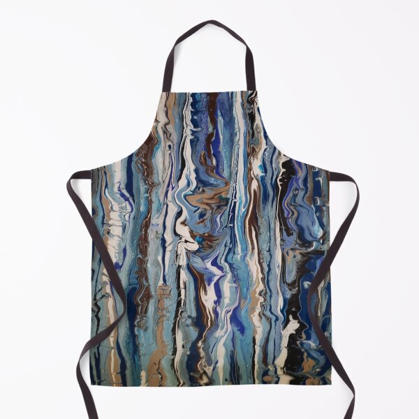 Item preview, Stripes Abstract Paint Pour designed and sold by LivingArtBrenda.