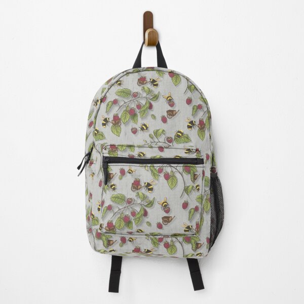 Item preview, Bees Blackberry Harvest on Grey Weave//Widdle Bitty Bees// Kim Marshall designed and sold by KimMarshall.