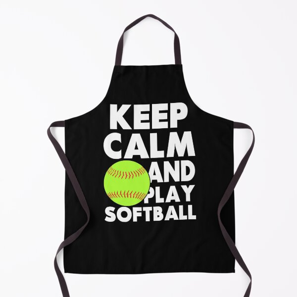 Artikelvorschau, Bleib ruhig und spiele Softball Fastpitch Player entworfen und verkauft von nikkidawn74.