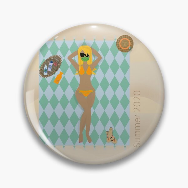 Item preview, The girl in the towel on the beach designed and sold by Carmelagaminde.