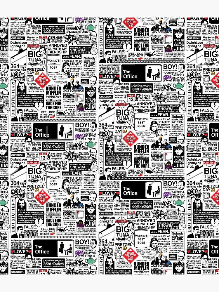 Wise Words From The Office - The Office Quotes (Variant) by huckblade