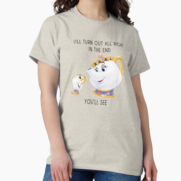 Item preview, Mrs. Pots Beauty and the Beast Quote designed and sold by Julitortellini.