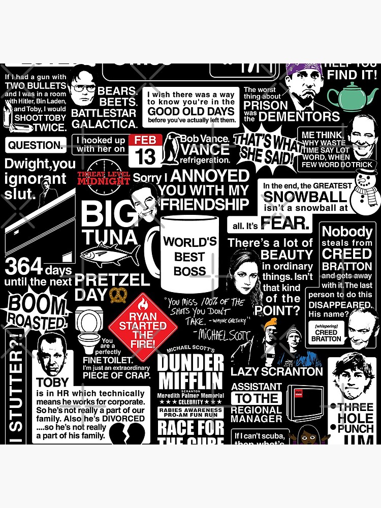 Wise Words From The Office - The Office Quotes by huckblade