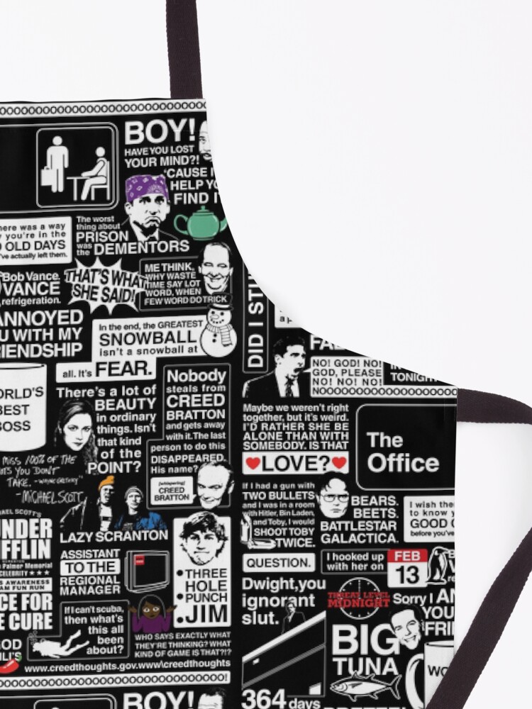 Alternate view of Wise Words From The Office - The Office Quotes Apron