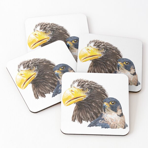 Item preview, Giant pigargo and peregrine falcon designed and sold by obscurite.