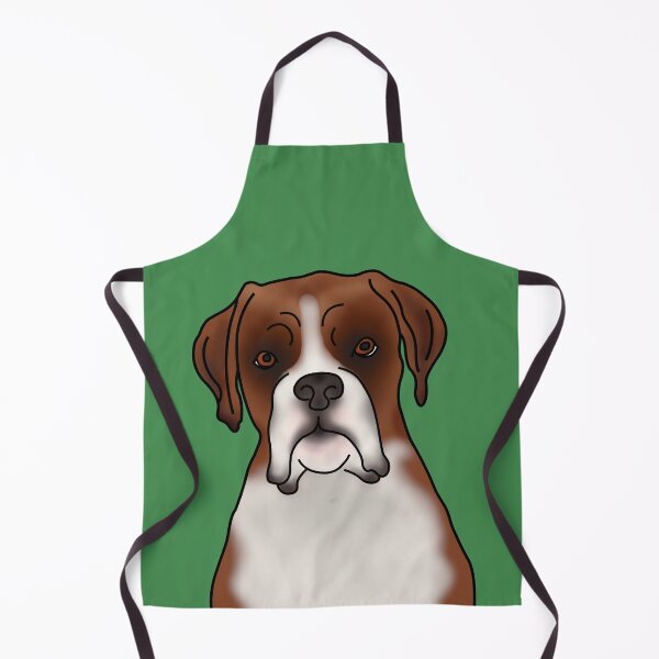 Item preview, Boxer Dog Portrait - Green designed and sold by JadeMadeThis.