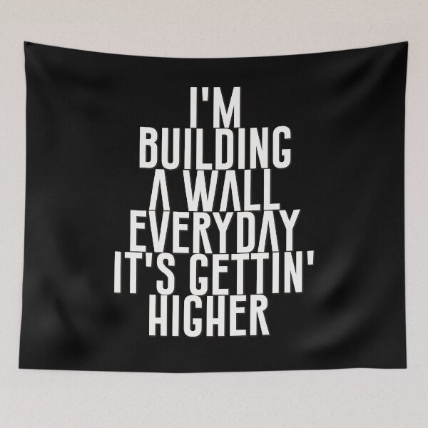 Item preview, Building a wall (white) designed and sold by didijuca.