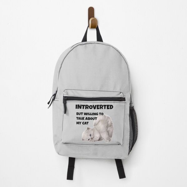 Item preview, Even introverts are happy to discuss their cats designed and sold by PaperDreamPod.