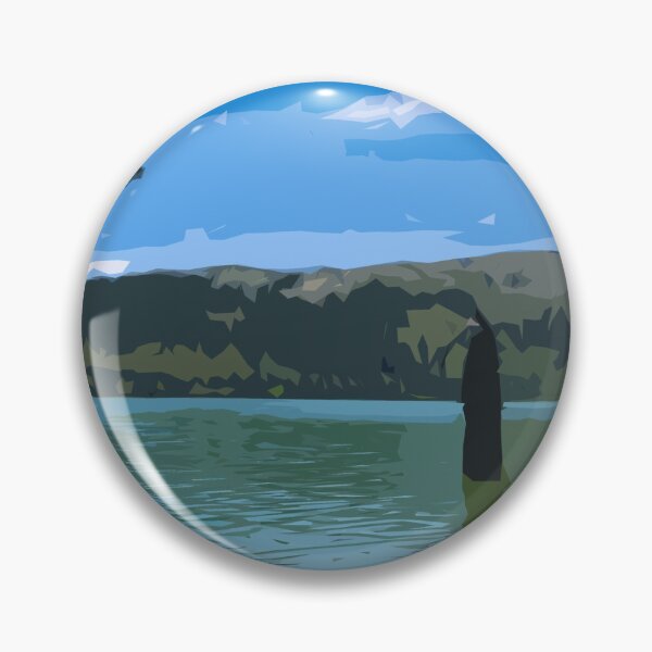 Item preview, dead tree in a lake  designed and sold by loonyuniverse.