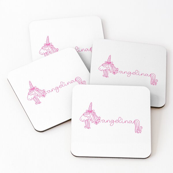 Item preview, Alivia Pink Unicorn Personalized Girl Name designed and sold by JaneApril.