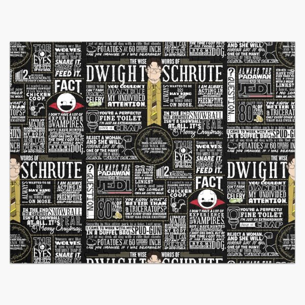 Dwight Shrute “Notes of Wisdom” Mini Quote Notebook - Official The