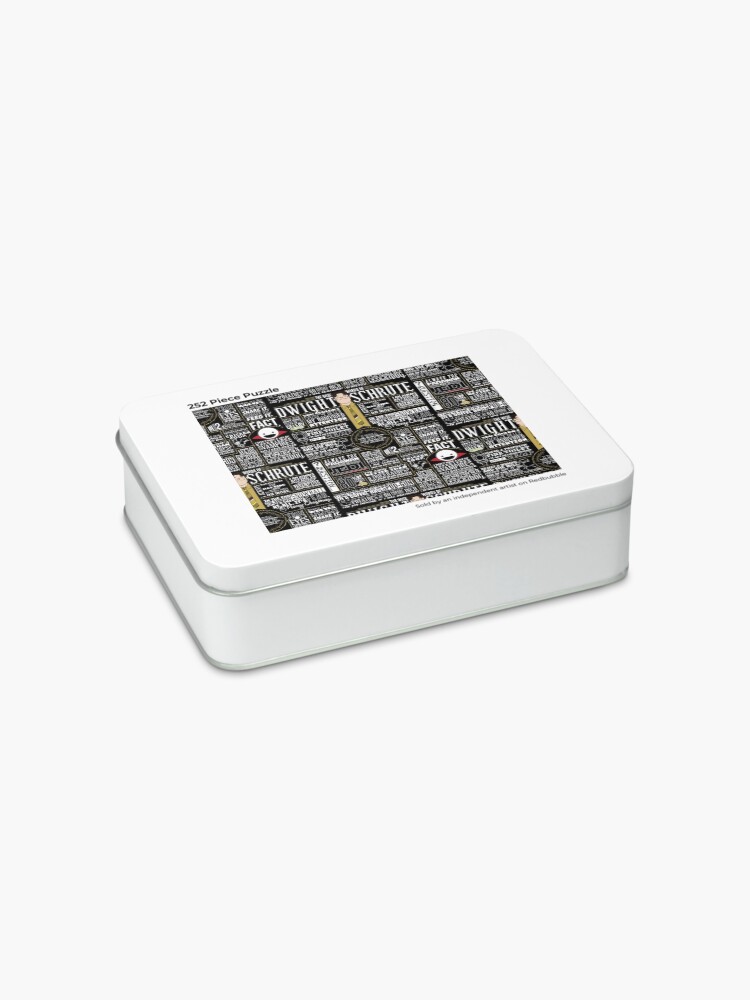 Alternate view of The Wise Words of Dwight Schrute (Dark Tee) Jigsaw Puzzle