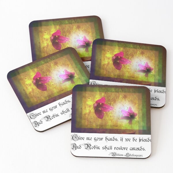 Item preview, marriage of Titania; Salmon berry floral duet designed and sold by Dawna Morton.