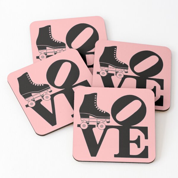 Item preview, Pink Love roller skate designed and sold by saposzer.