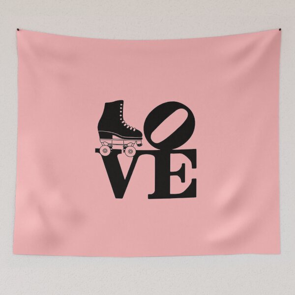 Item preview, Pink Love roller skate designed and sold by saposzer.