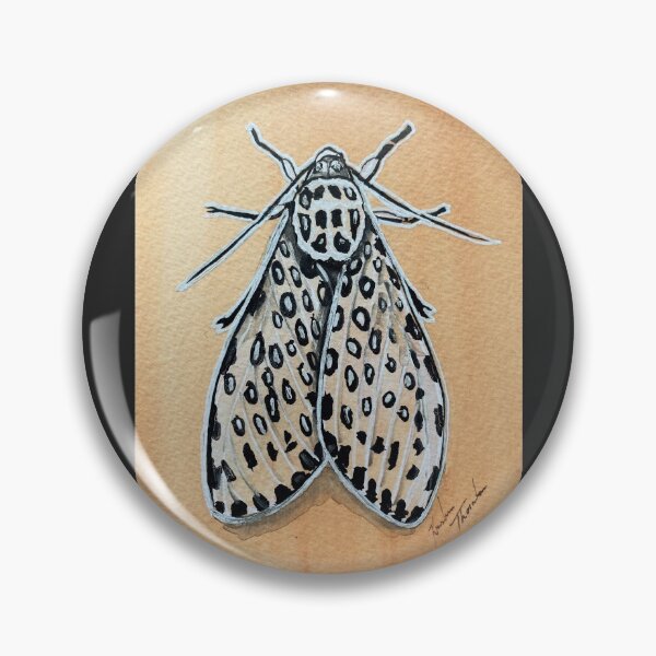 Item preview, Giant Leopard Moth designed and sold by Kristin (Thornton) Barker.