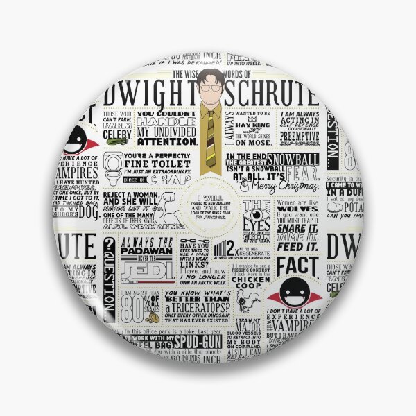 Item preview, The Wise Words of Dwight Schrute (Light Tee) designed and sold by huckblade.