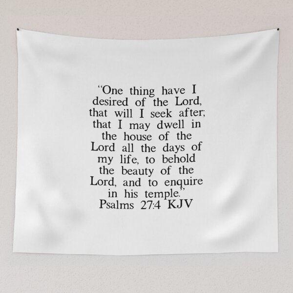 Item preview, Psalms 27:4 KJV designed and sold by IBMClothing.
