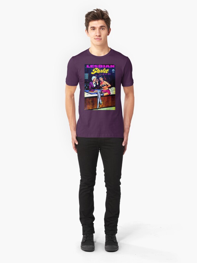 Alternate view of "Lesbian Starlet" Slim Fit T-Shirt