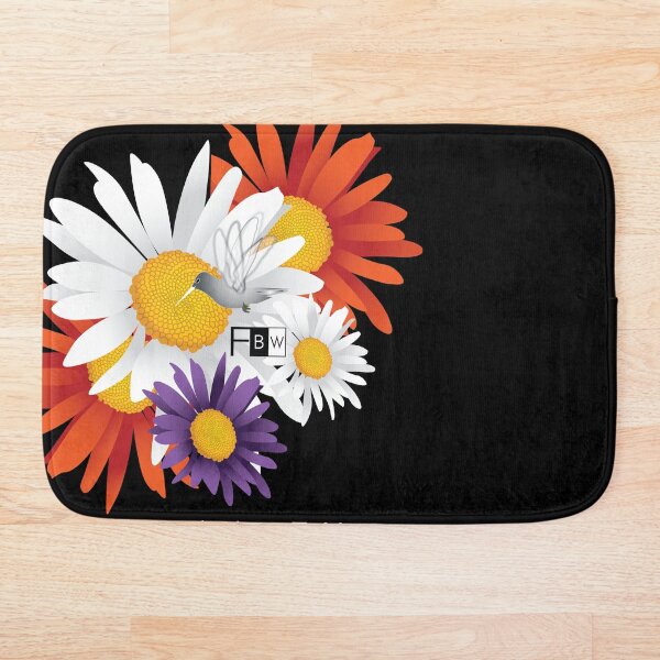 Encourage Floral Bath Mat