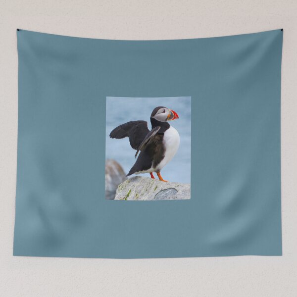 Item preview, Atlantic Puffin Wings Stretched designed and sold by 603crafttrends.