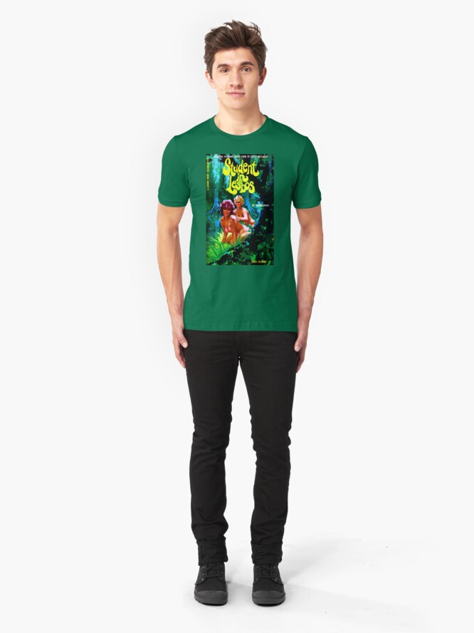 Alternate view of "Student In Lesbos" Slim Fit T-Shirt
