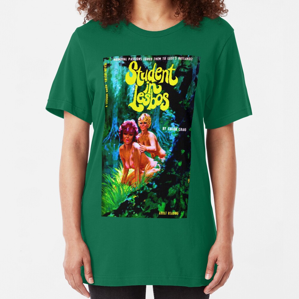 "Student In Lesbos" Slim Fit T-Shirt