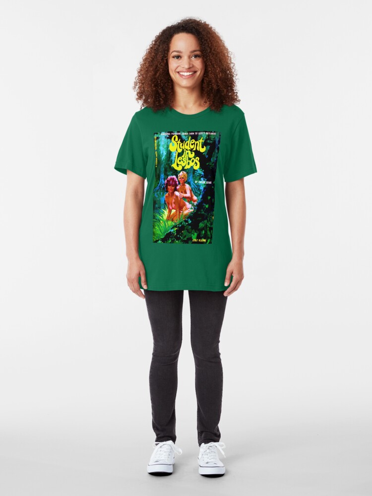 Alternate view of "Student In Lesbos" Slim Fit T-Shirt
