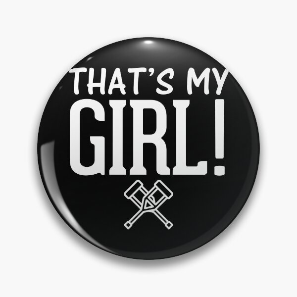 Item preview, That's My Girl Crutches Injured Daughter Player Mom Spirit designed and sold by nikkidawn74.