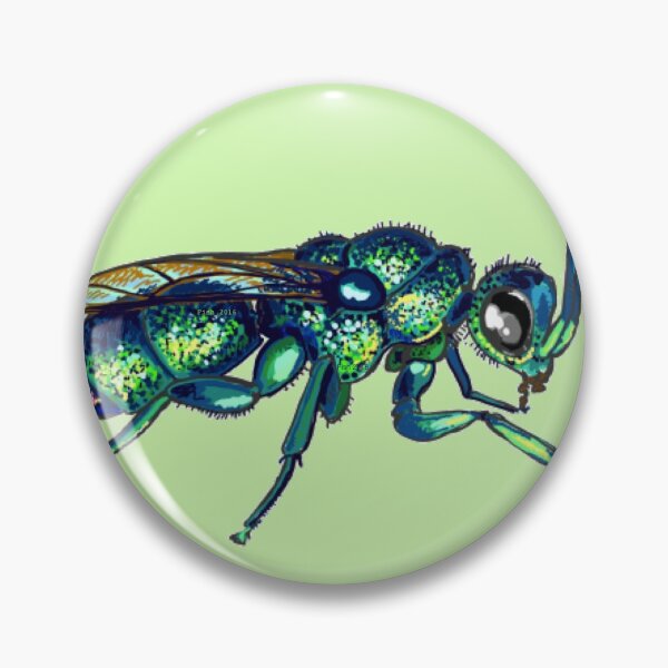Item preview, Chrysididae - Chrysis cessata designed and sold by PrettyPolistes.