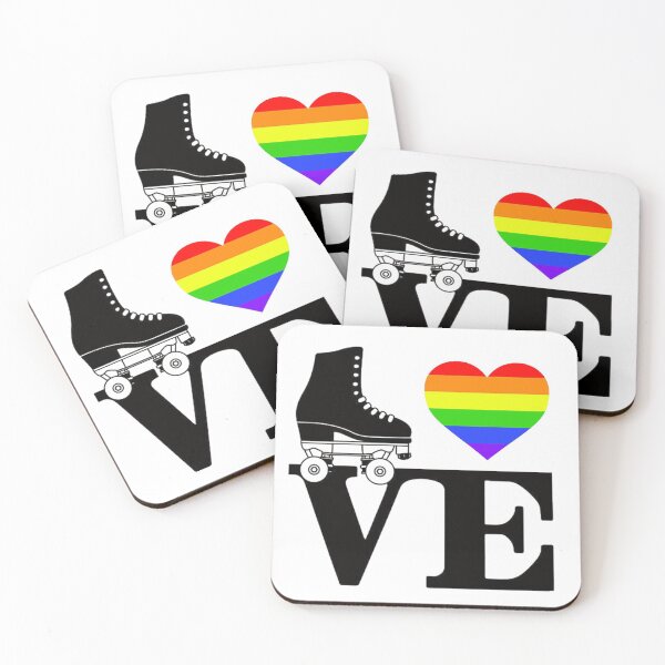 Item preview, LGBT Love roller skate designed and sold by saposzer.