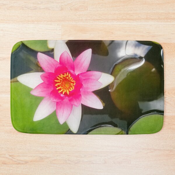 Item preview, Lotus flower in pond designed and sold by fourleafphotos.
