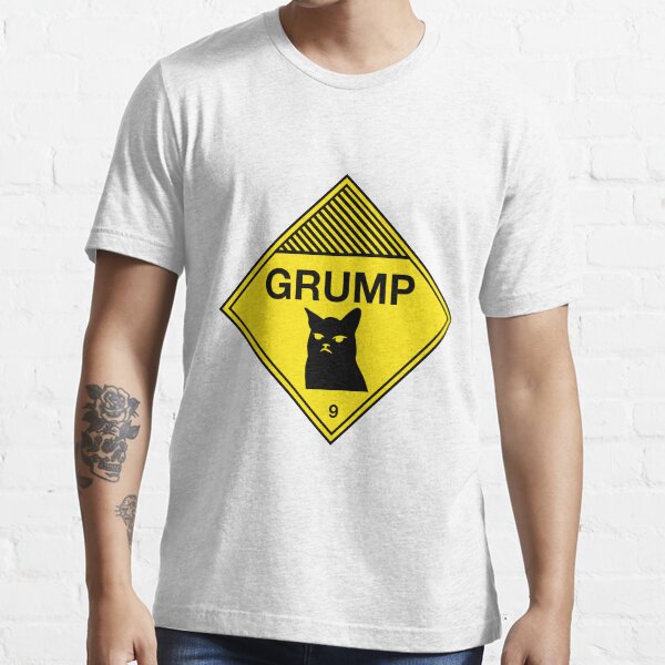 Grumpy Cat Warning Essential T-Shirt