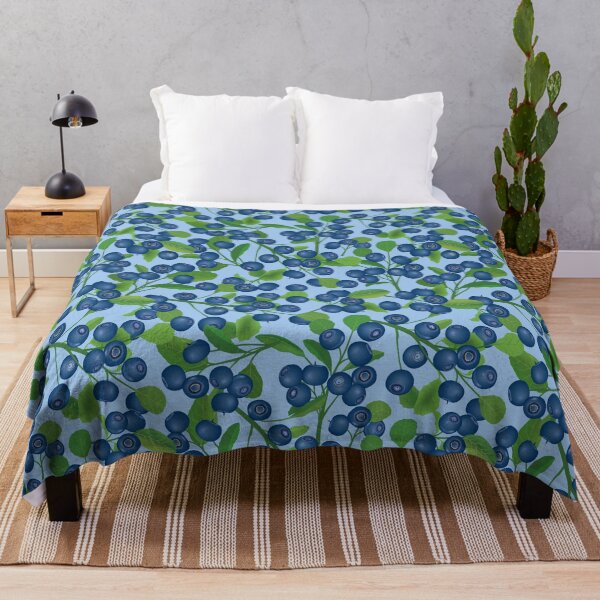 Item preview, Cute Blueberries Pattern designed and sold by Epic Love Designs.