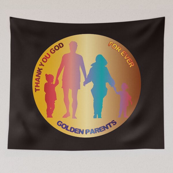 Item preview, NATIONAL PARENTS' DAY THANK YOU GOD GOLDEN PARENTS FOREVER designed and sold by Ralek.