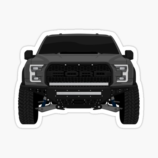 Raptor front (Dark-Grey) Sticker