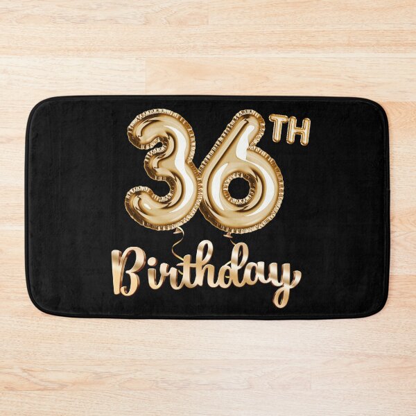Item preview, 36th Birthday Gifts - Party Balloons Gold designed and sold by betternotes.
