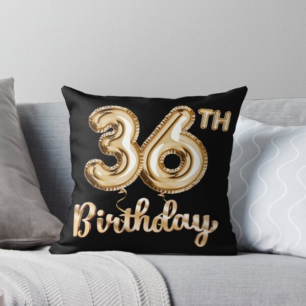 Item preview, 36th Birthday Gifts - Party Balloons Gold designed and sold by betternotes.