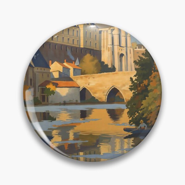 Item preview, Thouet vintage travel poster designed and sold by stickart-marek.