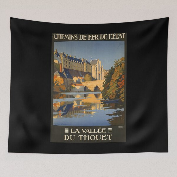 Item preview, Thouet vintage travel poster designed and sold by stickart-marek.