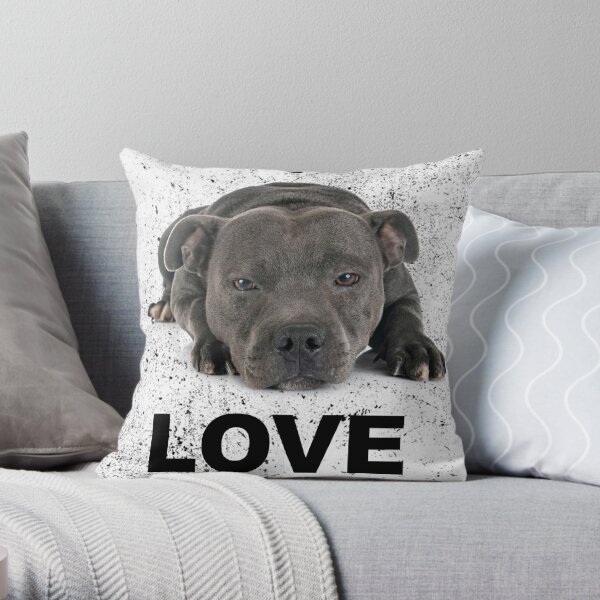 Mutt four legged word for love paw print funny dogs animals Decorative  Throw Pillow cover 18 x 18 Pillow Grey Funny Gift 