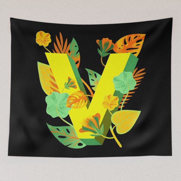 Item preview, V stands for vegan designed and sold by infleims.