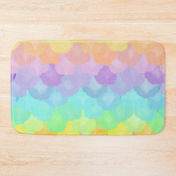 Item preview, Pastel Rainbow Watercolor Mermaid Scales designed and sold by KelseyLovelle.