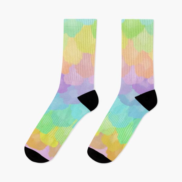 Item preview, Pastel Rainbow Watercolor Mermaid Scales designed and sold by KelseyLovelle.