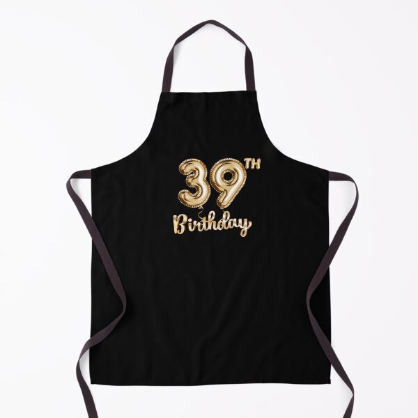 Item preview, 39th Birthday Gifts - Party Balloons Gold designed and sold by betternotes.